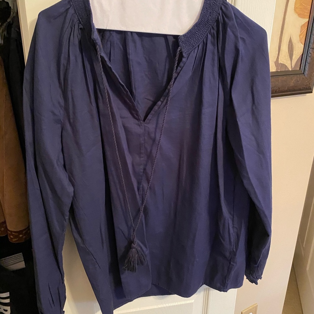 Navy blouse